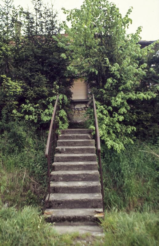Ligne Maginot - TETERCHEN NORD - (Poste GRM - Maison Forte) - Escalier d'accès.
Etat début années 90 - ammagsdr
