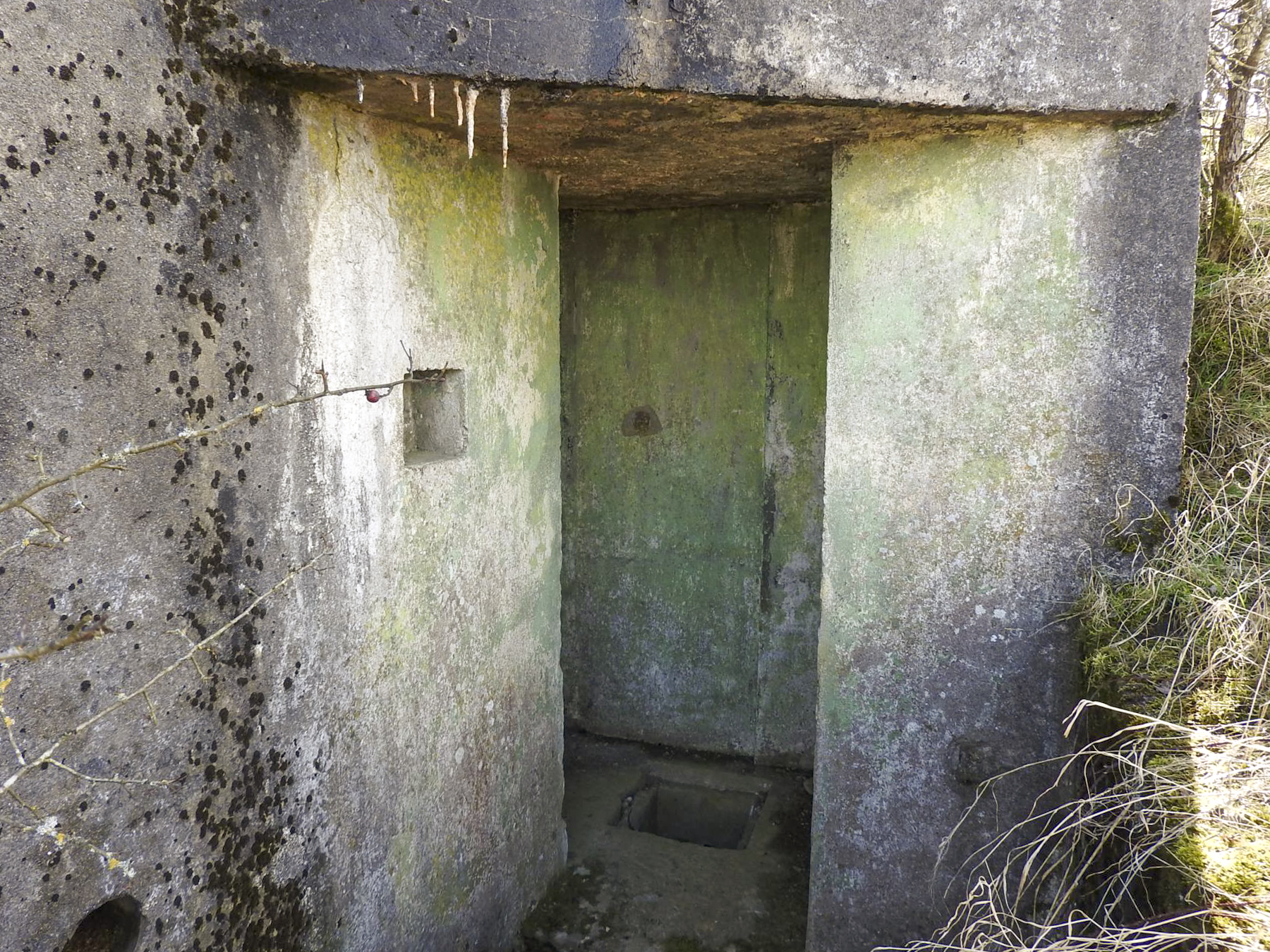 Ligne Maginot - AB35 - (Blockhaus pour canon) - L'entrée du blockhaus. - STENGER Mathieu