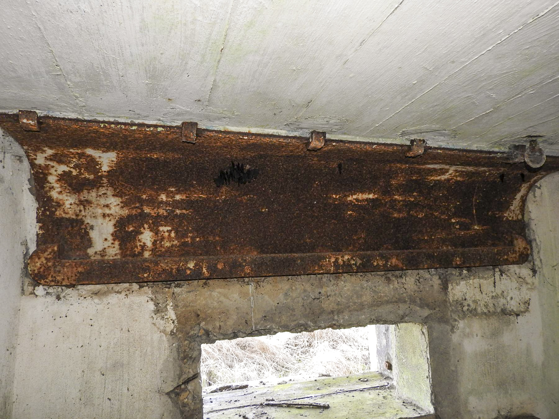 Ligne Maginot - AB35 - (Blockhaus pour canon) - La protection intérieure de la visière. - STENGER Mathieu