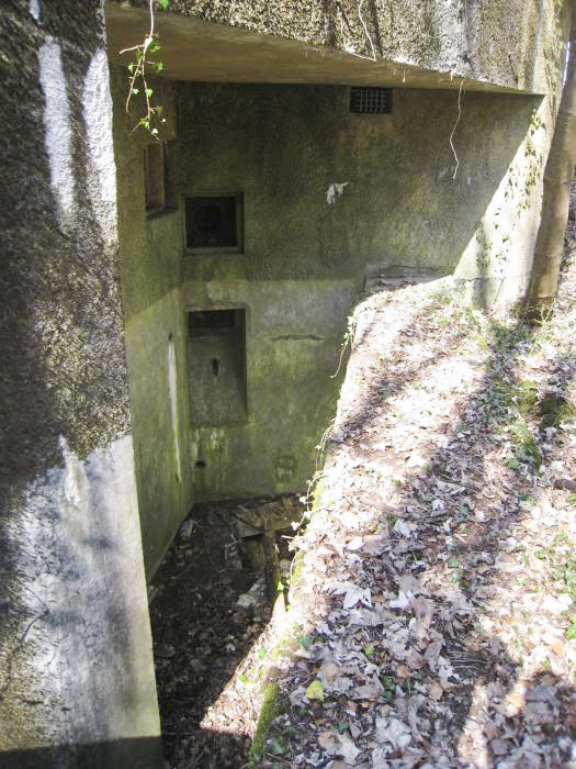 Ligne Maginot - BOIS DE TAPPE EST  - C6 - (Casemate d'infanterie) - Les créneaux de FM vus de l'extérieur - Pruzsina jerome