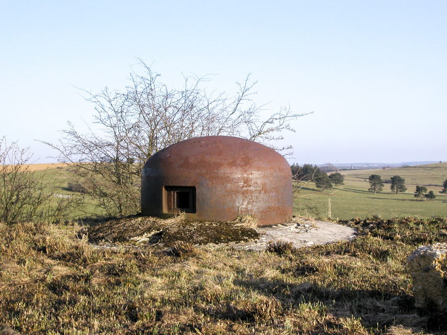 Ligne Maginot - JALAUMONT OUEST - C9 - (Casemate d'infanterie - Simple) - Le dessus de la casemate vue de la cloche GFM - Marc Zeig