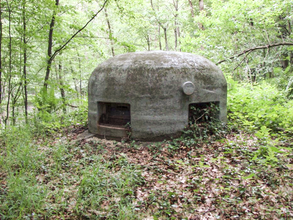 Ligne Maginot - CHENES BRULES - X23 - (Abri) - Coffre Sud
La cloche GFM - Schnoupf