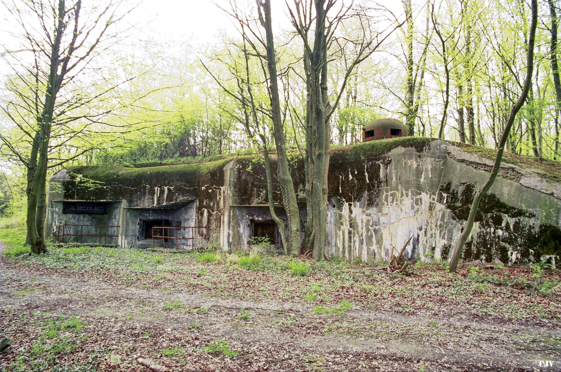 Ligne Maginot - BOIS D'OTTONVILLE - BCA1 - (Casemate d'artillerie) - Vue d'ensemble de la casemate d'artillerie d'Ottonville - Lia VERMEULEN