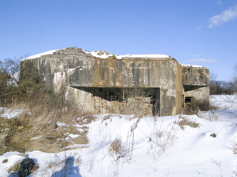 Ligne Maginot - RAVIN DE CRUSNES - C23 - (Casemate d'infanterie - Simple) - Vue extérieure de la casemate de Crusnes - Lvcvlvs