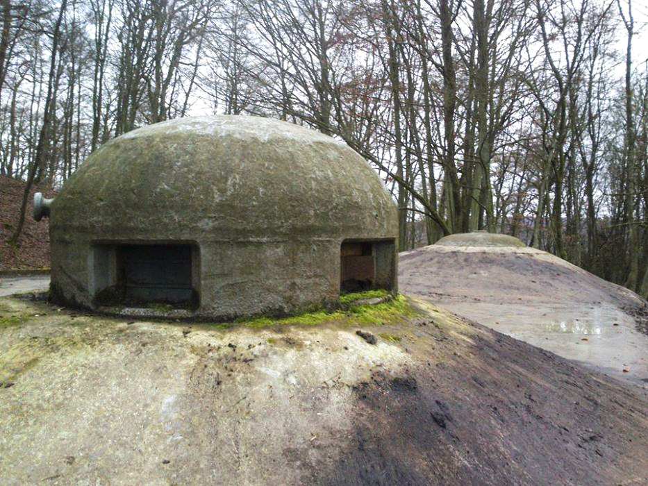 Ligne Maginot - CHENES BRULES - O4 - (Observatoire d'artillerie) - La cloche GFM et la cloche VP à l'arrière plan  - CAILLOUX Thomas