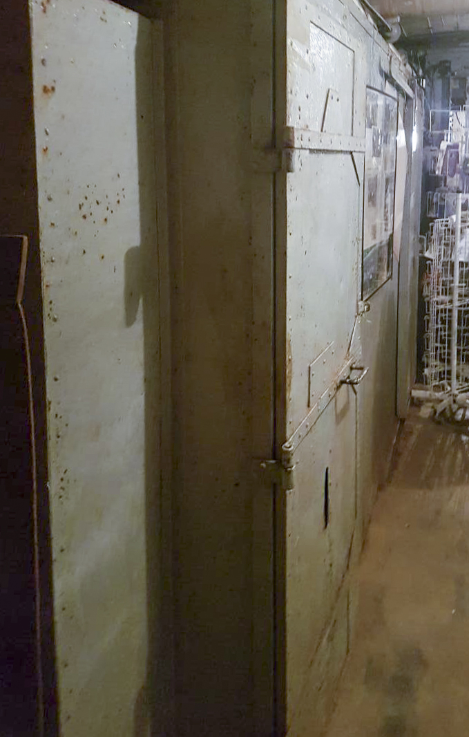 Ligne Maginot - BOUSSE - A24 - (Ouvrage d'infanterie) - Bloc entrée
Sas de décontamination - Ellena-Cuny