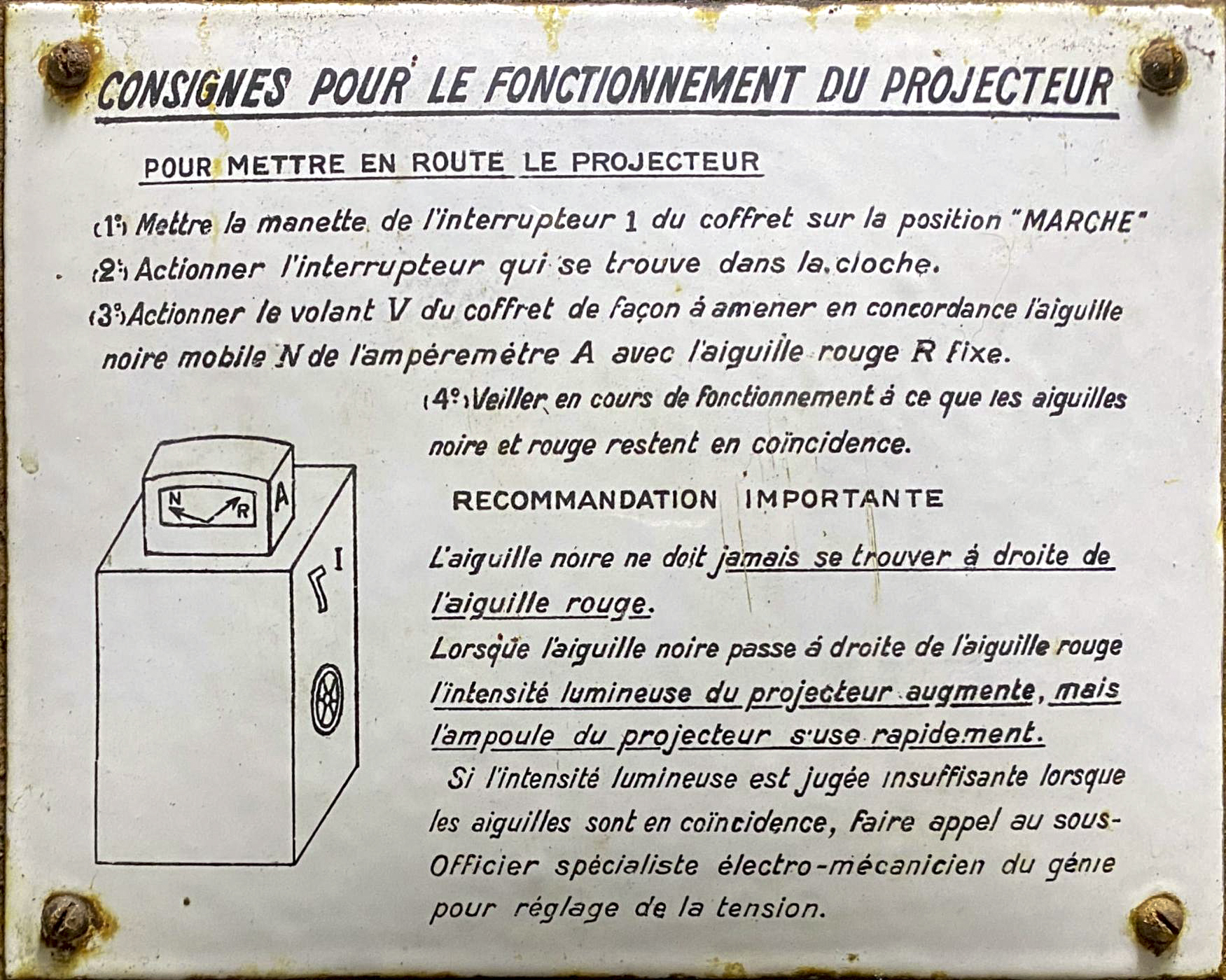 Ligne Maginot - BOUSSE - A24 - (Ouvrage d'infanterie) - Bloc 2
Le boitier d'alimentation du projecteur blindé Eve et Noizet
Fabrication SW