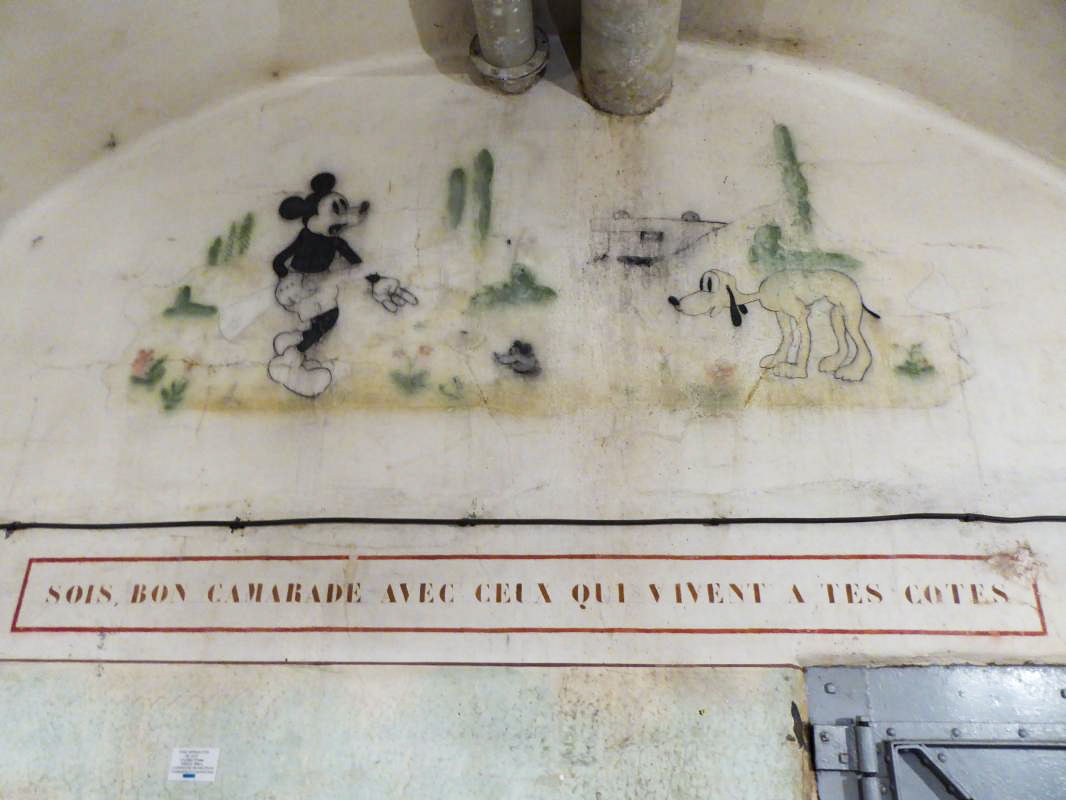 Ligne Maginot - BOUSSE - A24 - (Ouvrage d'infanterie) - Les peintures murales -  ELLENA-CUNY