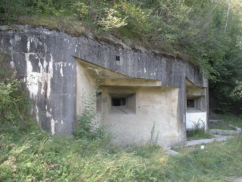 Ligne Maginot - CAVE A CANON - (Ouvrage d'infanterie) - Vue de la façade - LAMBERT Pascal
