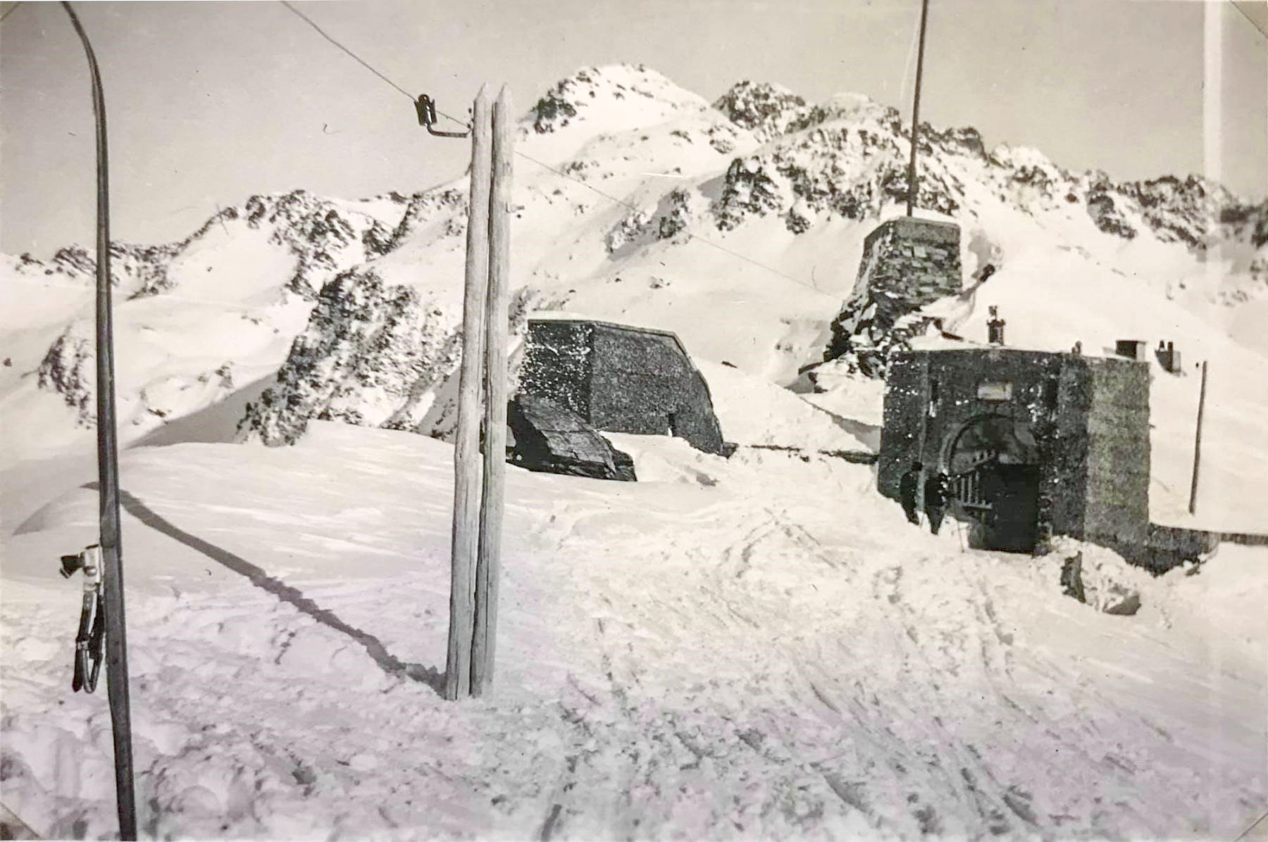 Ligne Maginot - REDOUTE RUINEE - (Ouvrage d'infanterie) - L'avant poste de la Redoute Ruinée en janvier 1938 - ROMAND