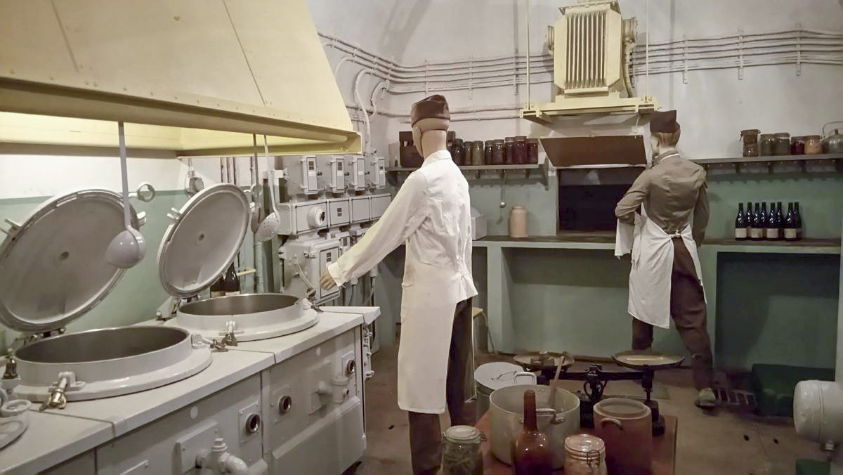 Ligne Maginot - BOUSSE - A24 - (Ouvrage d'infanterie) - Cuisines - Association Fort aux Fresques