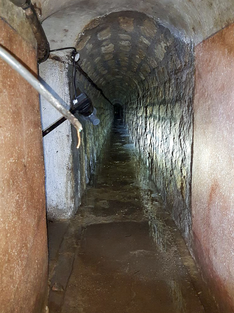 Ligne Maginot - BOUSSE - A24 - (Ouvrage d'infanterie) - L'égout visitable -  ELLENA-CUNY
