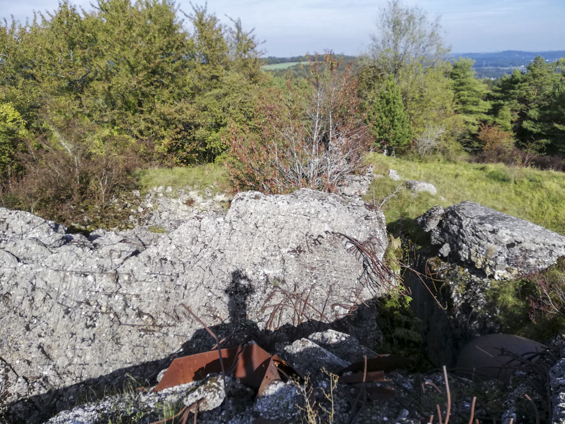 Ligne Maginot - EINSELING SUD - C73 - (Casemate d'infanterie) - Les ruines de la casemate - Blackmamba73
