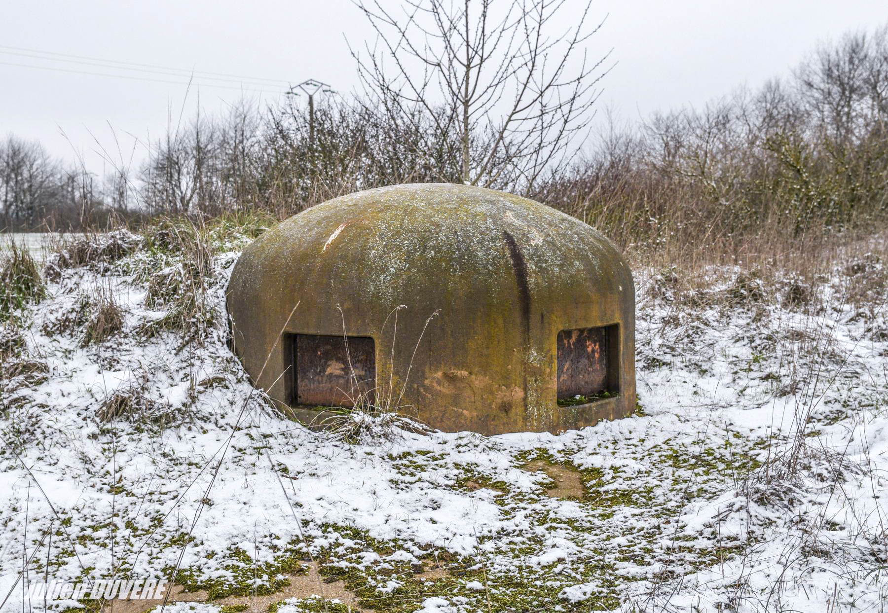 Ligne Maginot - ROUTE D'OTTANGE CENTRE - C30 - (Casemate d'infanterie - Simple) - La cloche GFM. - Julien DUVÉRÉ