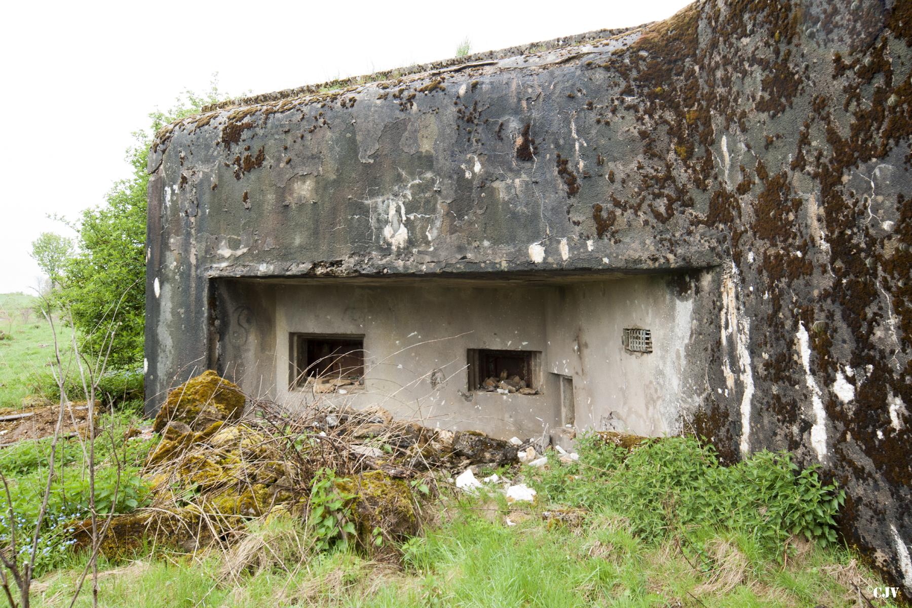Ligne Maginot - ROUTE D'OTTANGE EST - C31 - (Casemate d'infanterie - Simple) - Les créneaux - Lia VERMEULEN