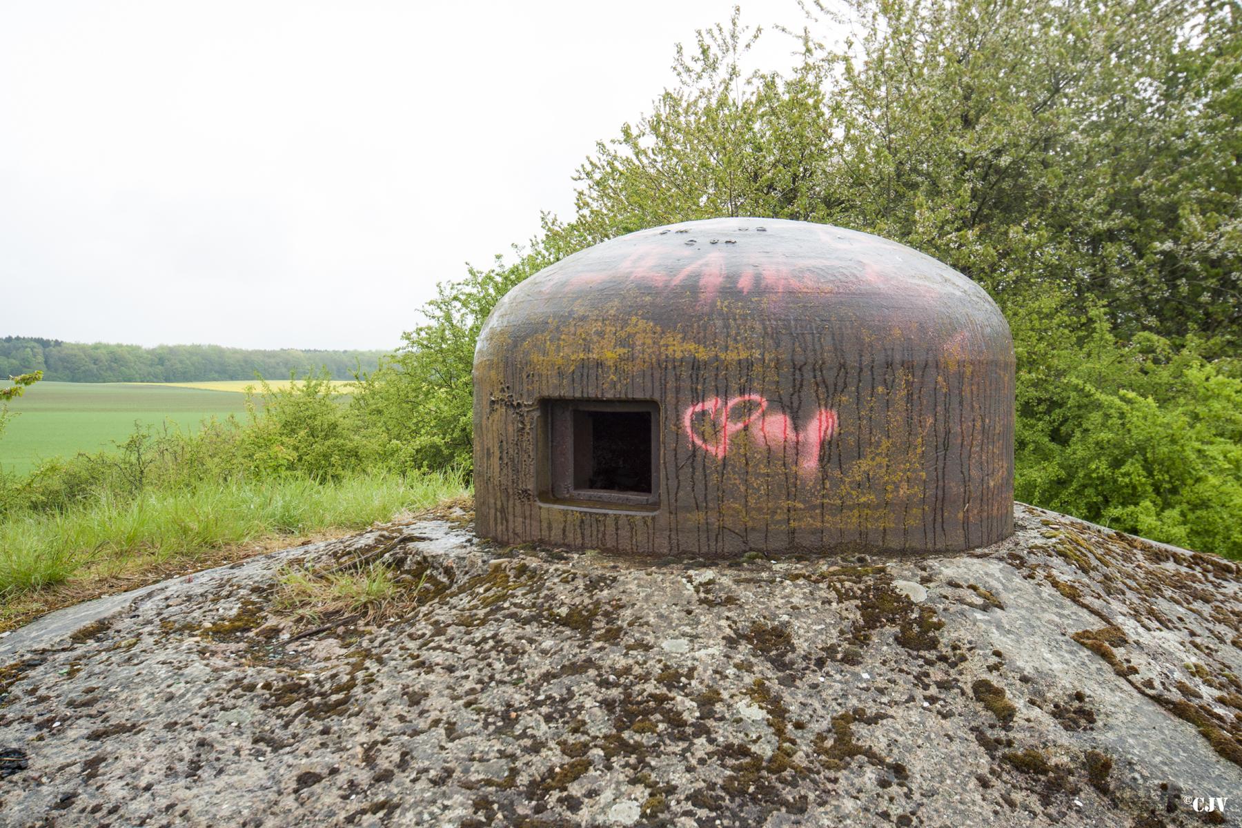 Ligne Maginot - ROUTE D'OTTANGE EST - C31 - (Casemate d'infanterie - Simple) - Cloche GFM - Lia Vermeulen