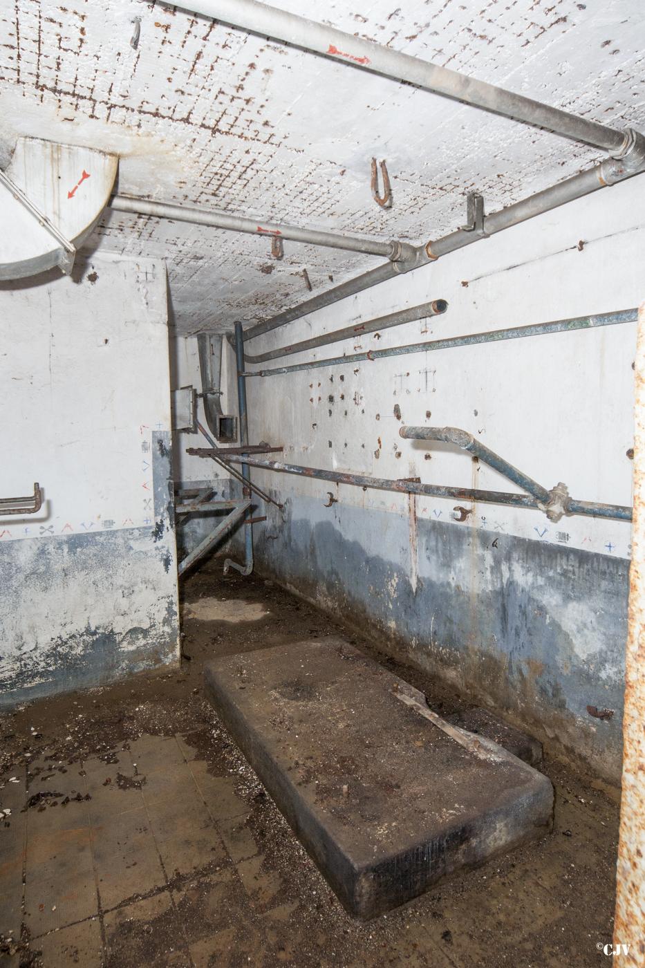 Ligne Maginot - ROUTE D'OTTANGE EST - C31 - (Casemate d'infanterie - Simple) - L'emplacement du moteur - Lia Vermeulen