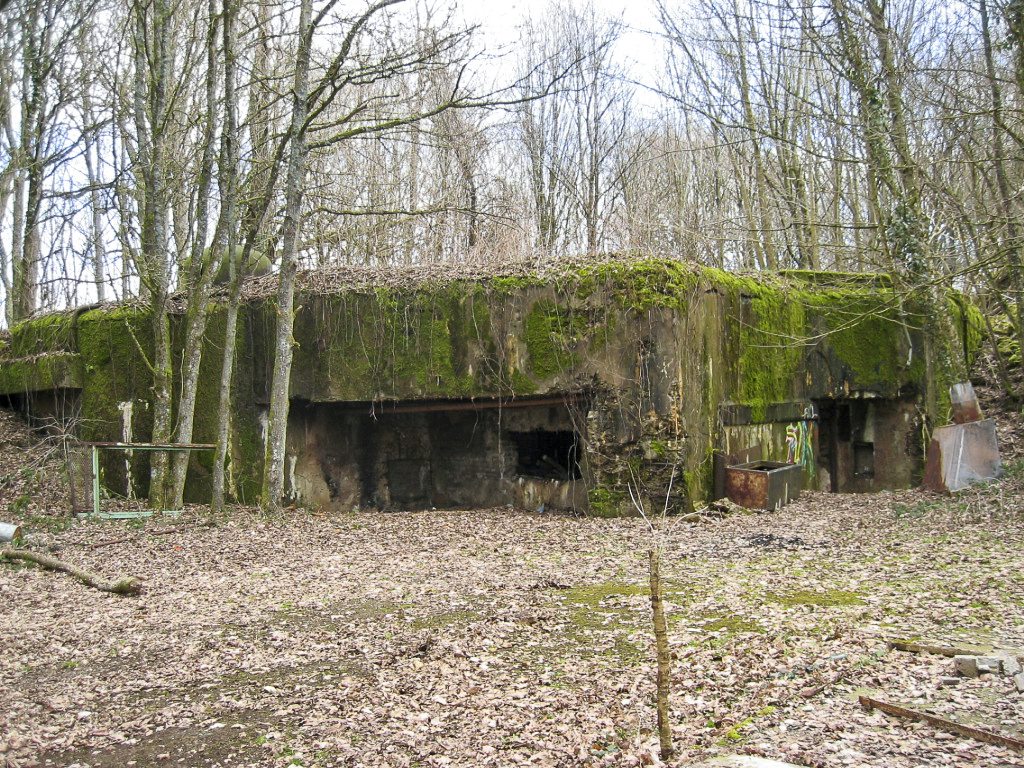 Ligne Maginot - GROS BOIS - C35 - (Casemate d'infanterie) - Façade arrière et créneaux de tir - Michel Teiten