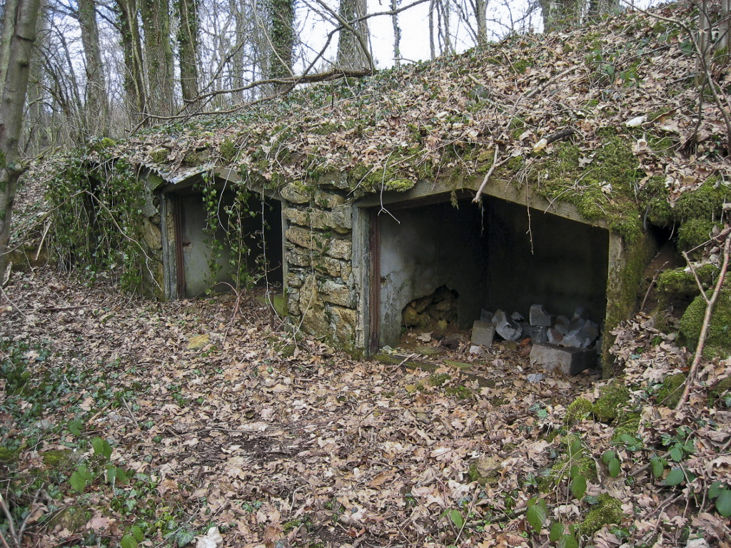 Ligne Maginot - GROS BOIS - C35 - (Casemate d'infanterie) - Niches à mines à proximité de la casemate - Michel Teiten