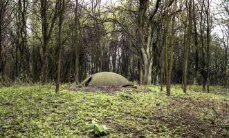 Ligne Maginot - LANGHEP NORD - C63 - (Casemate d'infanterie - Simple) - Fausse tourelle entre les 2 casemates