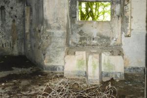 Ligne Maginot - CHEMIN DE FER OUEST - (Blockhaus pour canon) - L’emplacement pour le canon