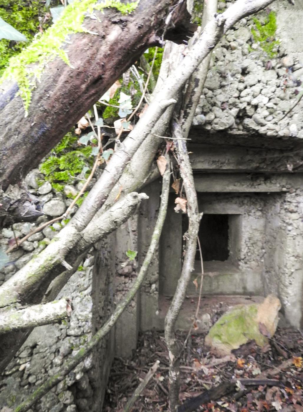 Ligne Maginot - BB226 - ROTHERBERG 04 - (Blockhaus pour arme infanterie) - Le créneau latéral de flanquement. - STENGER Mathieu