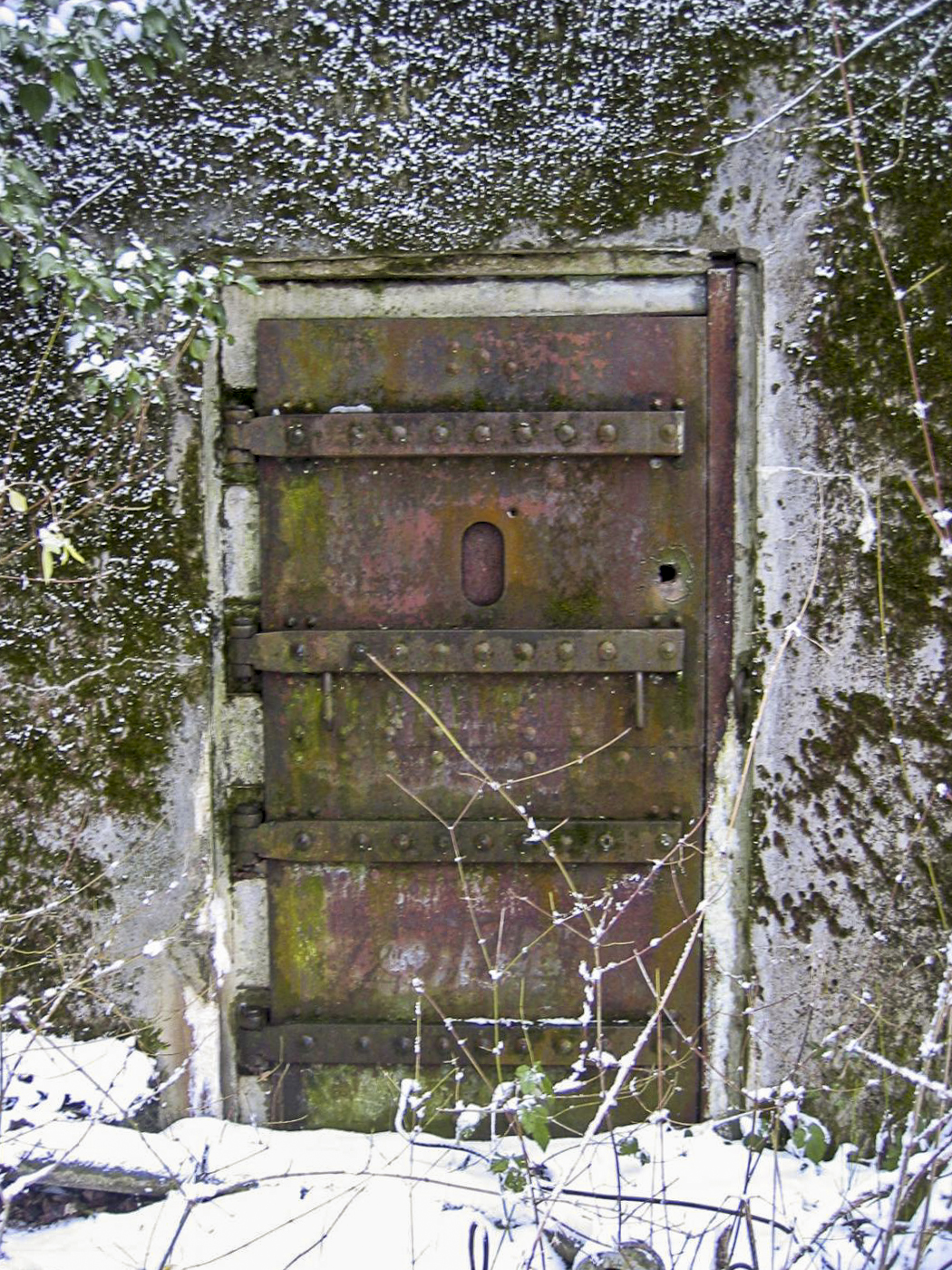 Ligne Maginot - ENTRANGE - C41 - (Casemate d'infanterie) - Porte blindée de la casemate - Michel Teiten