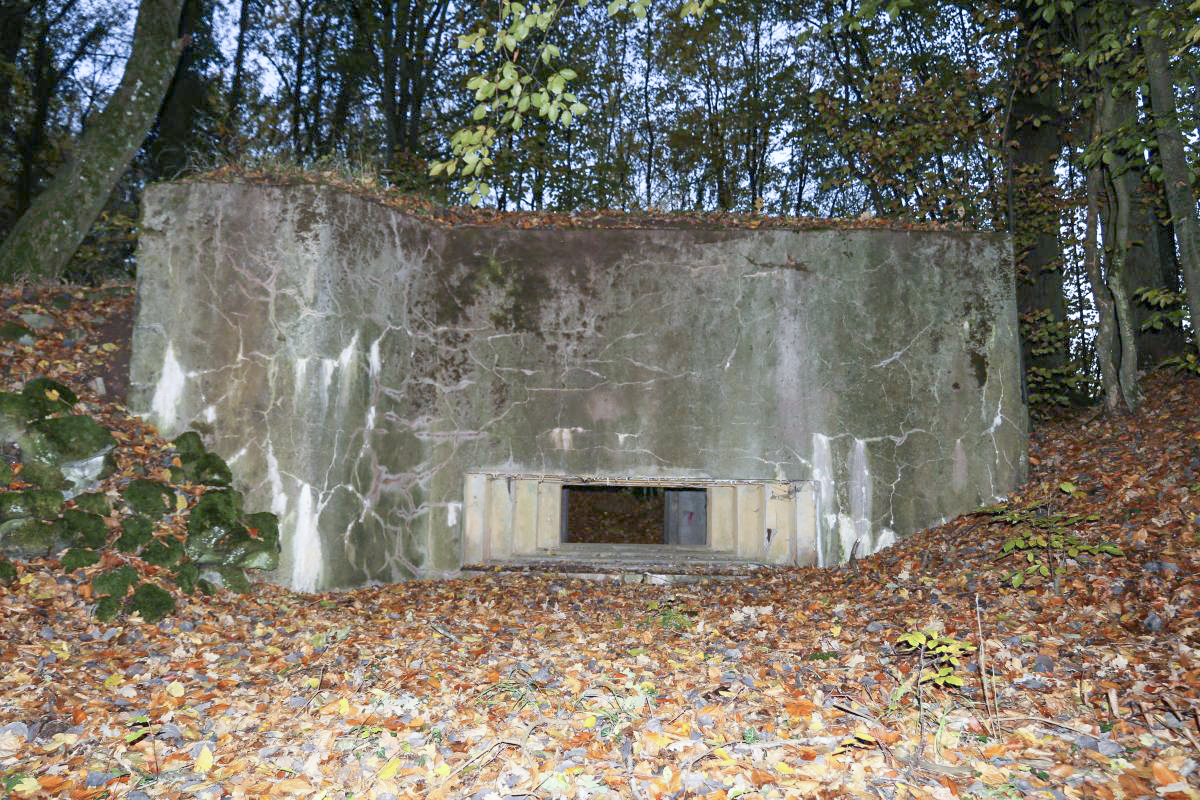 Ligne Maginot - HESTROFF NORD 3 - (Blockhaus pour canon) - Vue sur le créneau - Valentin Hemmert