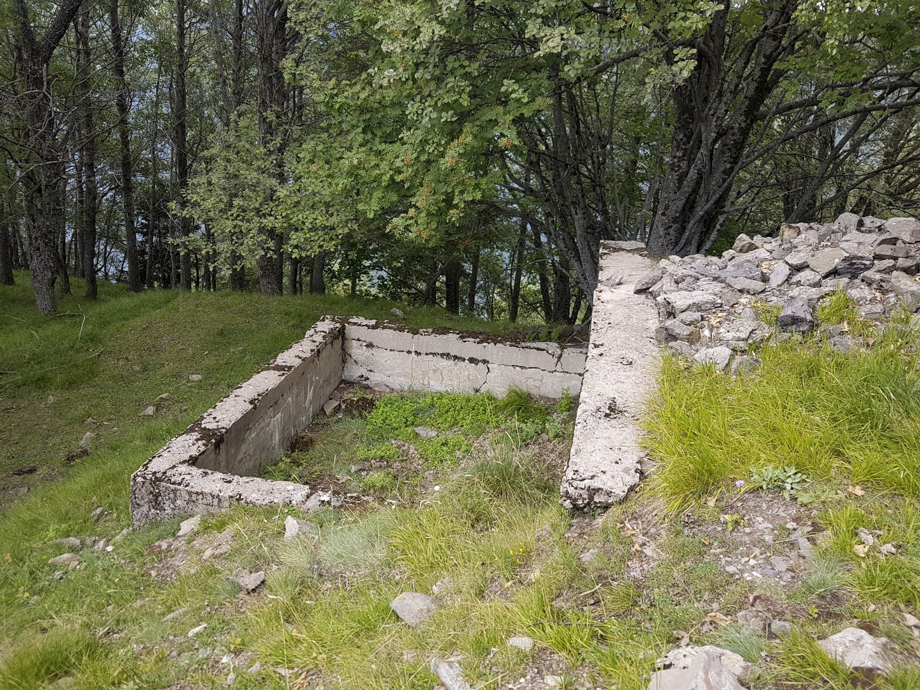 Ligne Maginot - LA BEOLE (BE) - (Ouvrage d'infanterie) - Bassin du chantier - ELLENA - CUNY