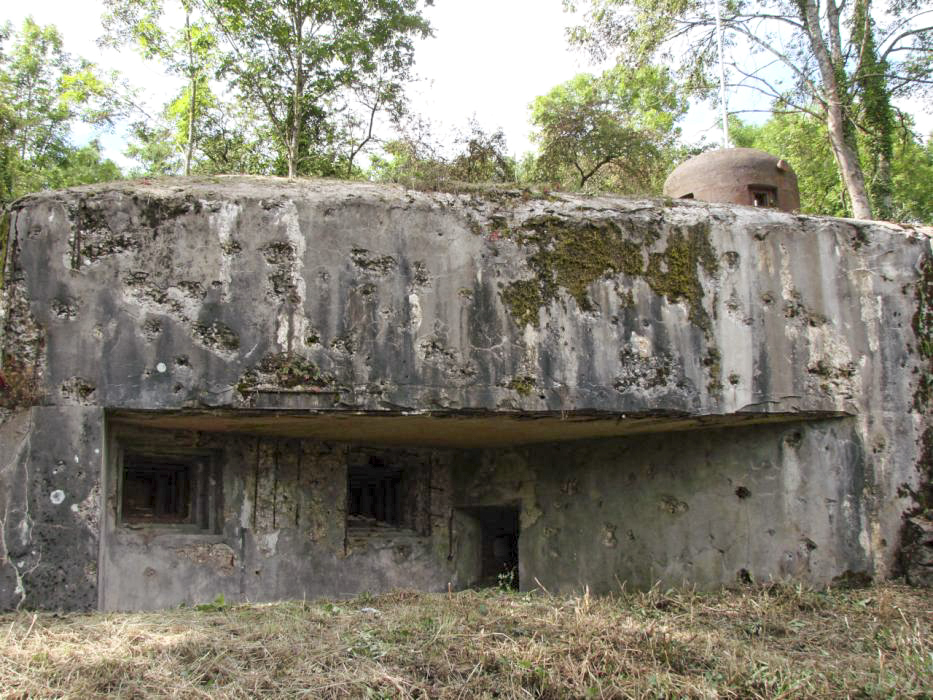 Ligne Maginot - HUMMERSBERG SUD - C54 - (Casemate d'infanterie) - Façade de la chambre de tir - Schnoupf