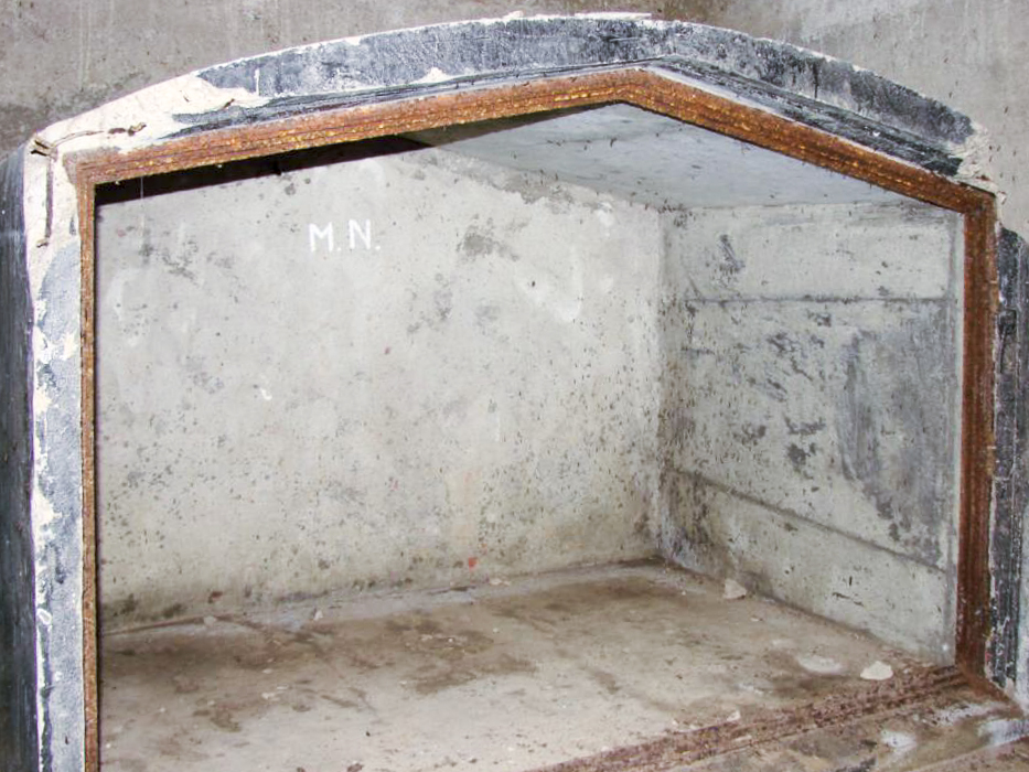 Ligne Maginot - HUMMERSBERG SUD - C54 - (Casemate d'infanterie) - Niches à mines. - Schnoupf