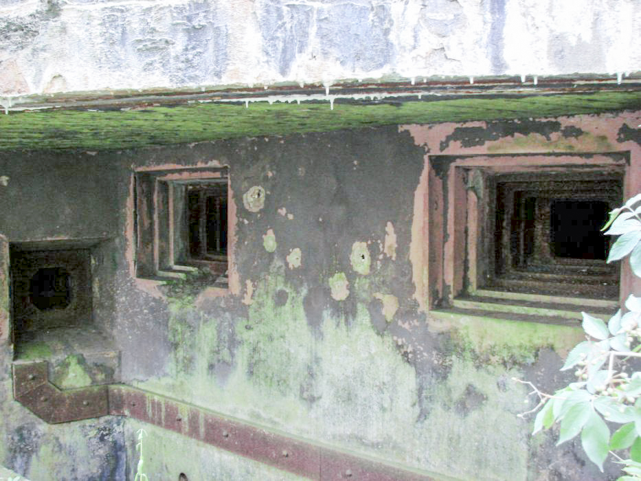 Ligne Maginot - VECKRING NORD - C55 - (Casemate d'infanterie - Simple) - Façade de la chambre de tir - Schnoupf