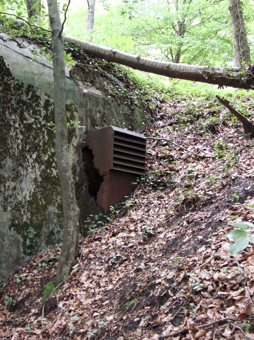 Ligne Maginot - BOIS DE KLANG - X24 (QUARTIER KLANG - III/164° RIF) - (Abri) - Entrée gauche
Grille d'aération - Schnoupf