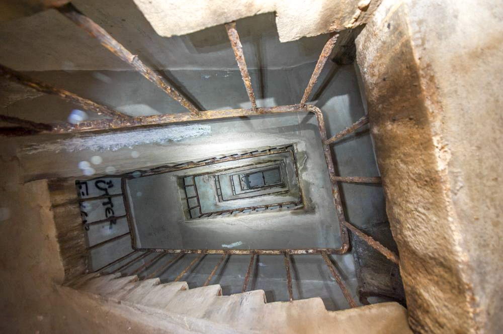 Ligne Maginot - BOIS DE KLANG - X24 (QUARTIER KLANG - III/164° RIF) - (Abri) - Cage d'escalier - www.frank-heinen-photographer.de