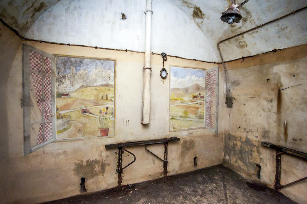 Ligne Maginot - BOIS DE KLANG - X24 (QUARTIER KLANG - III/164° RIF) - (Abri) - Peintures murales - www.frank-heinen-photographer.de