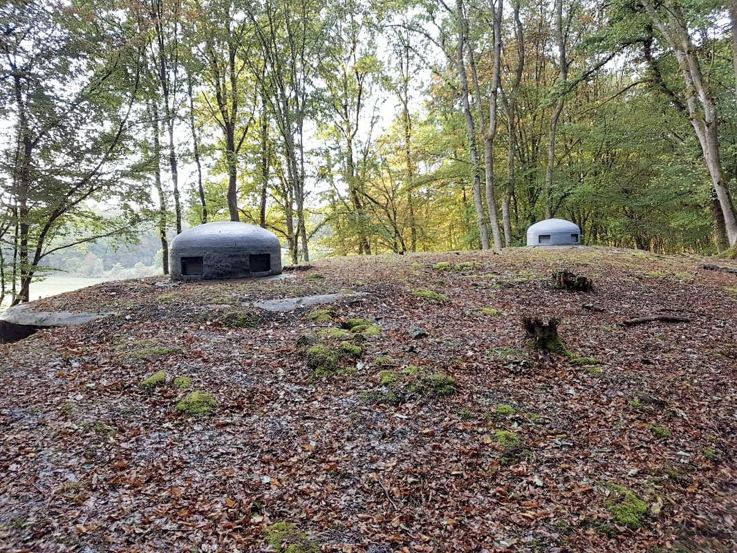 Ligne Maginot - HUBERBUSCH NORD  - C58 - (Casemate d'infanterie) - Les cloches GFM - Ellena-Cuny