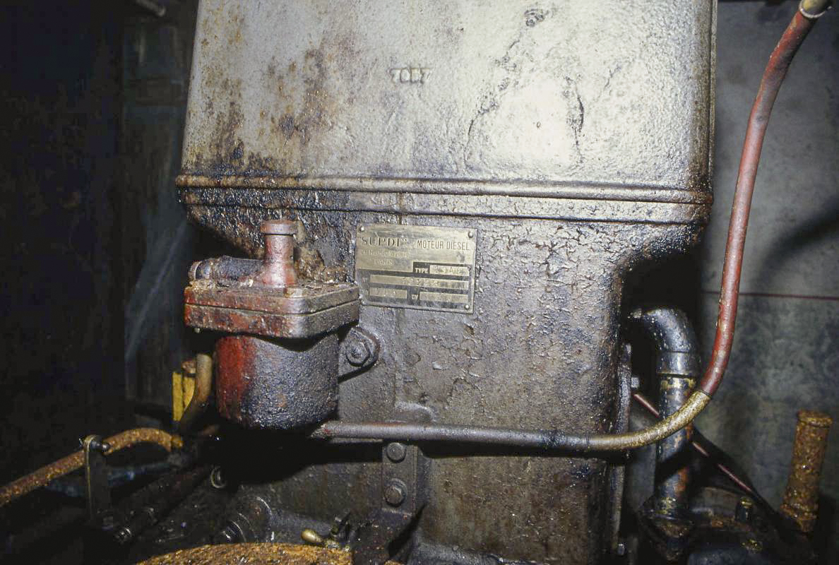 Ligne Maginot - COUCOU -  X22 - (Abri) - L'usine
Gros plan sur le moteur Supdi - Valentin Hemmert