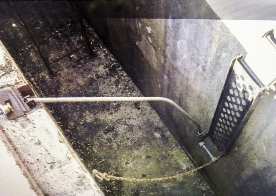 Ligne Maginot - EDLING NORD - C60 - (Casemate d'infanterie - Simple) - Système de verrouillage de la passerelle en temps de paix - Gilbert Hastert