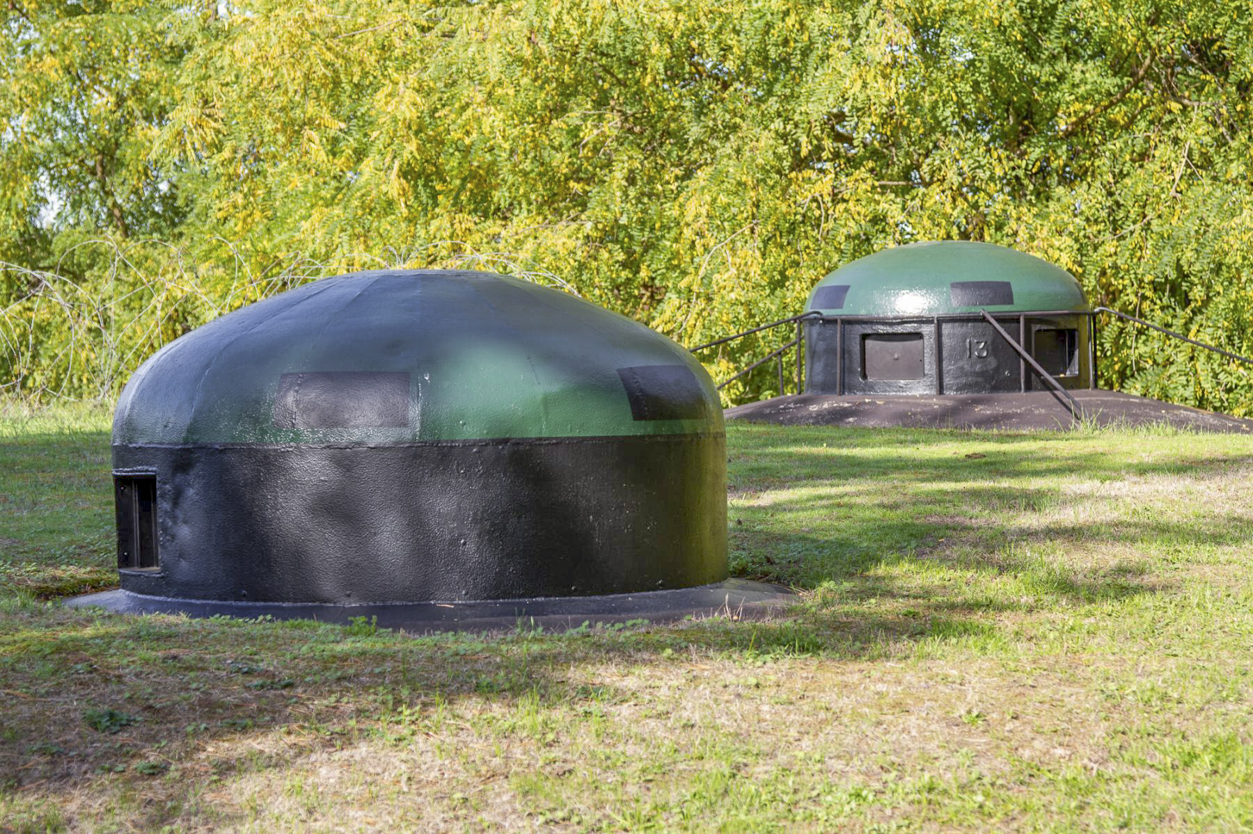 Ligne Maginot - EDLING NORD - C60 - (Casemate d'infanterie - Simple) - Cloche factice et cloche GFM - Michel Teiten