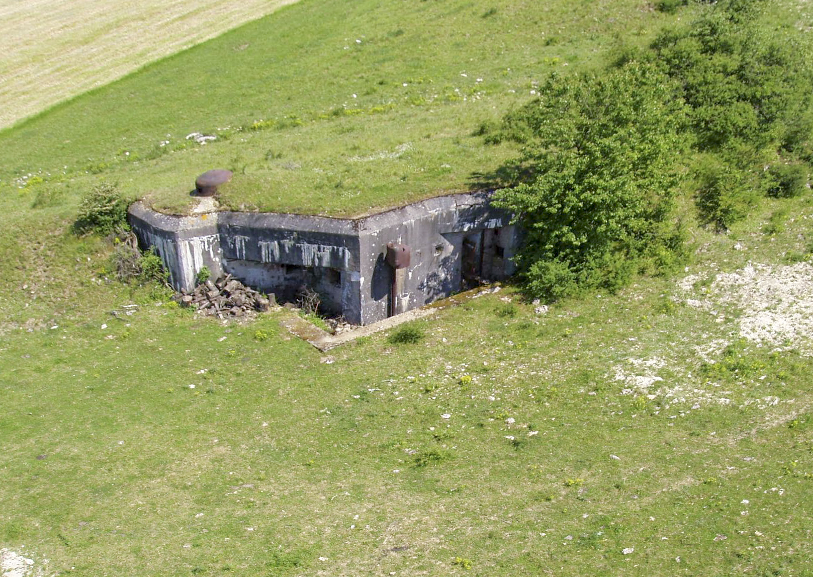 Ligne Maginot - BISTERBERG SUD III - C67 - (Casemate d'infanterie - Simple) - Vue générale de la casemate sud. - BlackMamba73