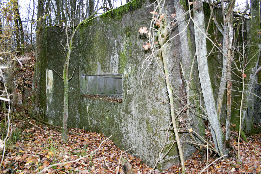 Ligne Maginot - BB339 - ROHRBUSCH - (Blockhaus pour canon) - Le créneau de tir - jpr