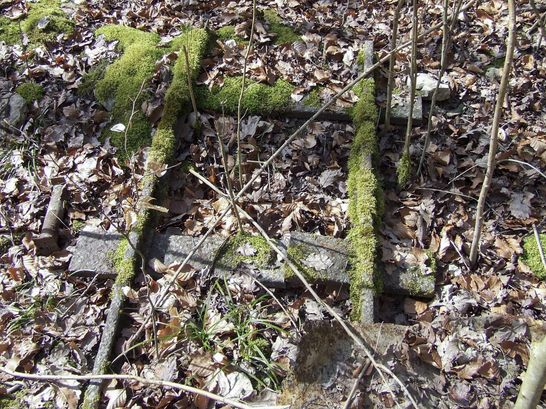 Ligne Maginot - BOIS DE LAUDREFANG SUD - C77 - (Casemate d'infanterie - Simple) - Un tronçon de voie de 60
 - STENGER Mathieu