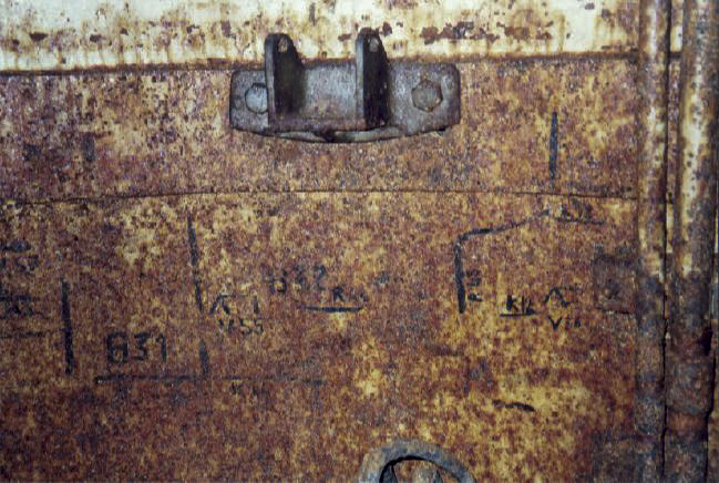 Ligne Maginot - FERME DU BOIS DU FOUR - O10 - (Observatoire d'artillerie) - Repères sur la circulaire de la cloche VP - Nicolas ROUDIER