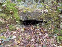 Ligne Maginot - BB53-A - BOIS L'ABBE - (Blockhaus pour arme infanterie) - Créneau, face droite