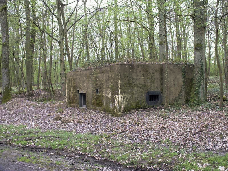 Ligne Maginot - CB277 - IDLINGEN - (Blockhaus pour arme infanterie) - Vue prise depuis la route que le bloc flanque - Pascal LAMBERT