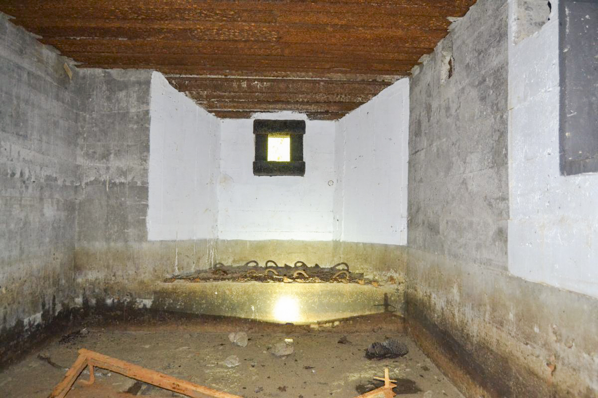 Ligne Maginot - CB277 - IDLINGEN - (Blockhaus pour arme infanterie) - Intérieur du blockhaus. - Jules MATHIEU