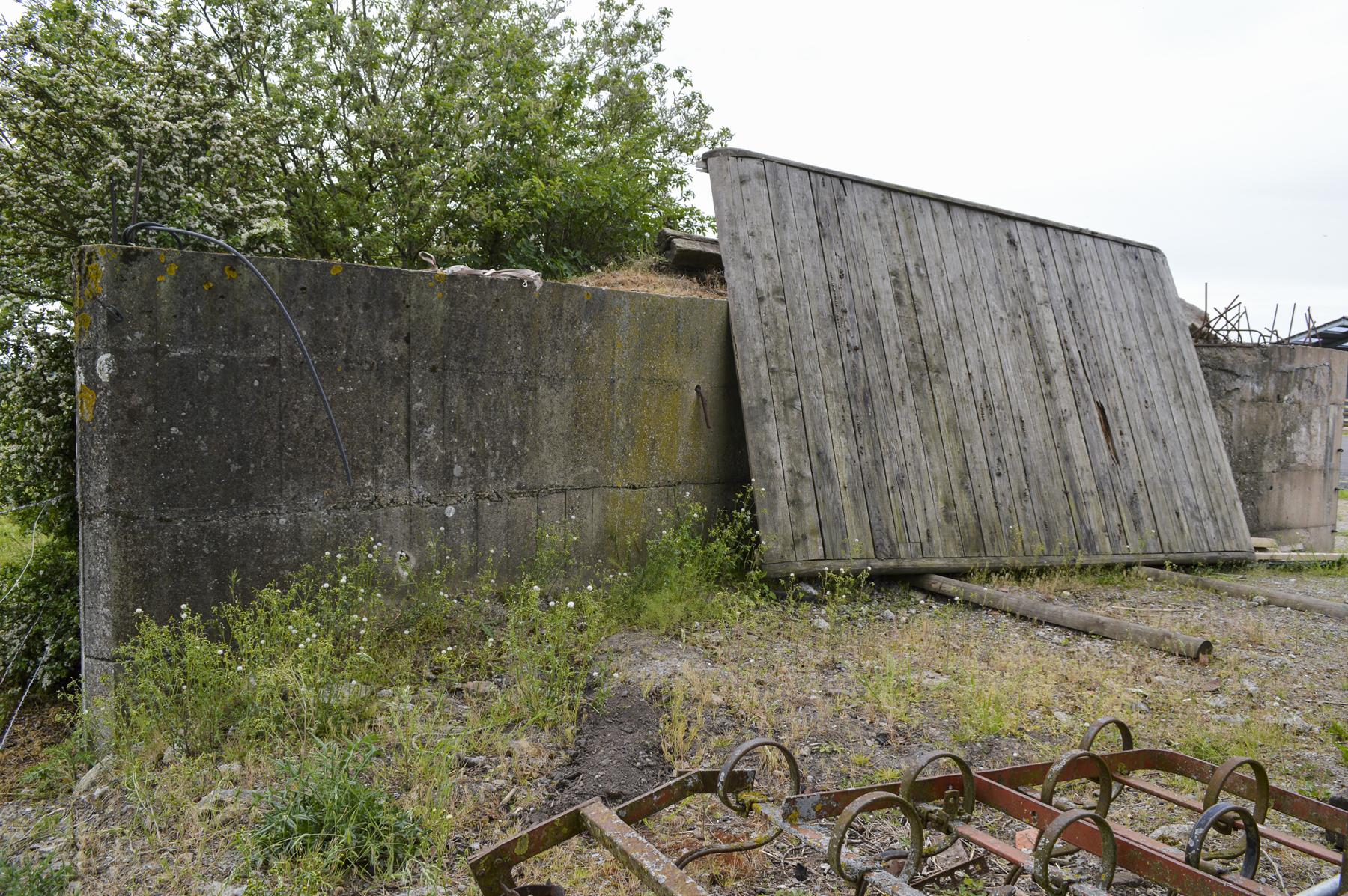 Ligne Maginot - BEF 349 - BOIS DES TOURELLES - (Blockhaus pour canon) - Le toit est inachevé - ukmaginot