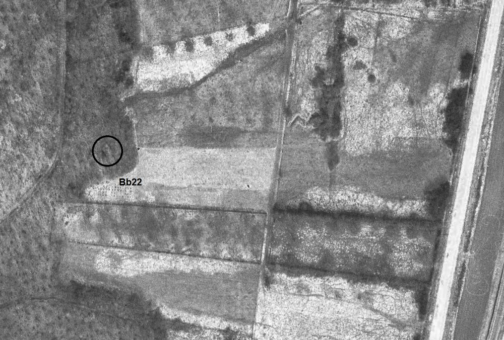 Ligne Maginot - BB22 - LA BATE NORD - (Blockhaus pour canon) -  - IGN - Géoportail 1961
