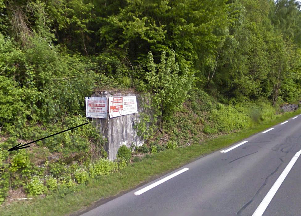Ligne Maginot - BB31-A - ANCIENNES ARDOISIERES - (Blockhaus pour canon) -  - Google Streetview