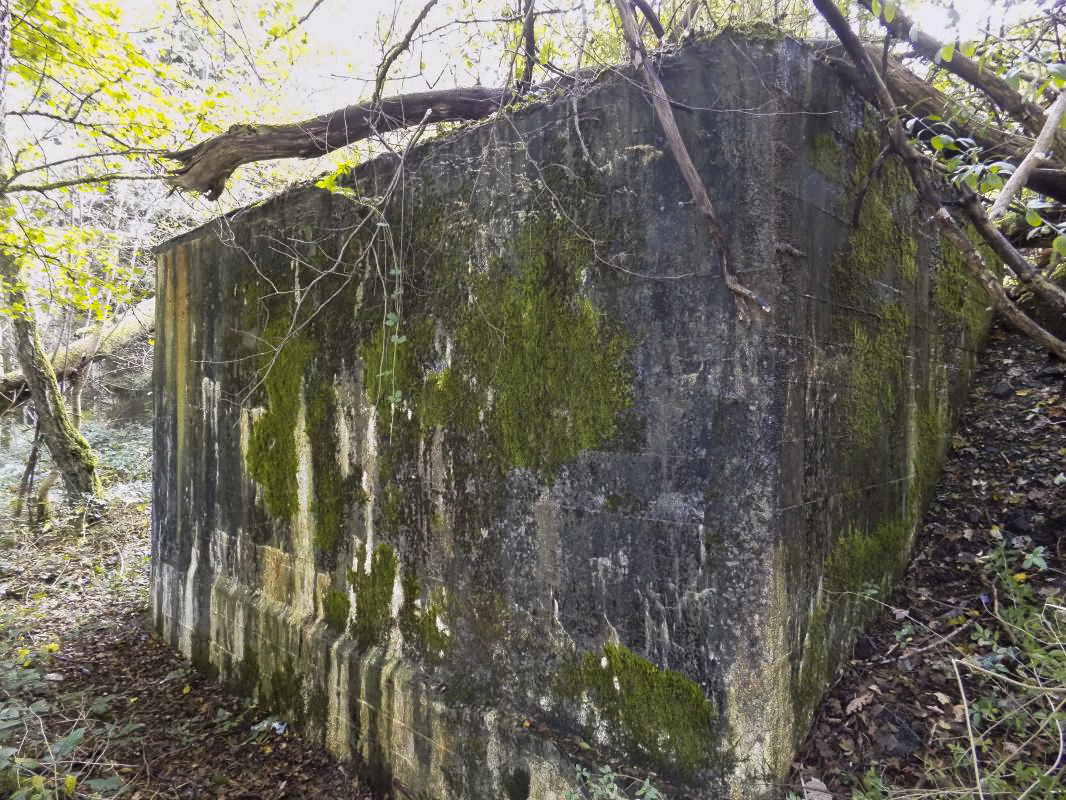 Ligne Maginot - BB33 - LARGE PRE NORD - (Blockhaus pour arme infanterie) - Faces frontale et gauche - R Tucker